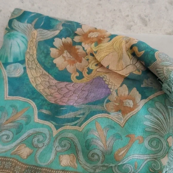Spell Seashell Travel Scarf